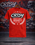 Cherry Red Rich Off Respect Tees