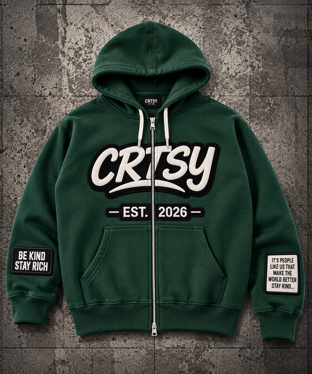 Rich Off Respect Zip Hoodie
