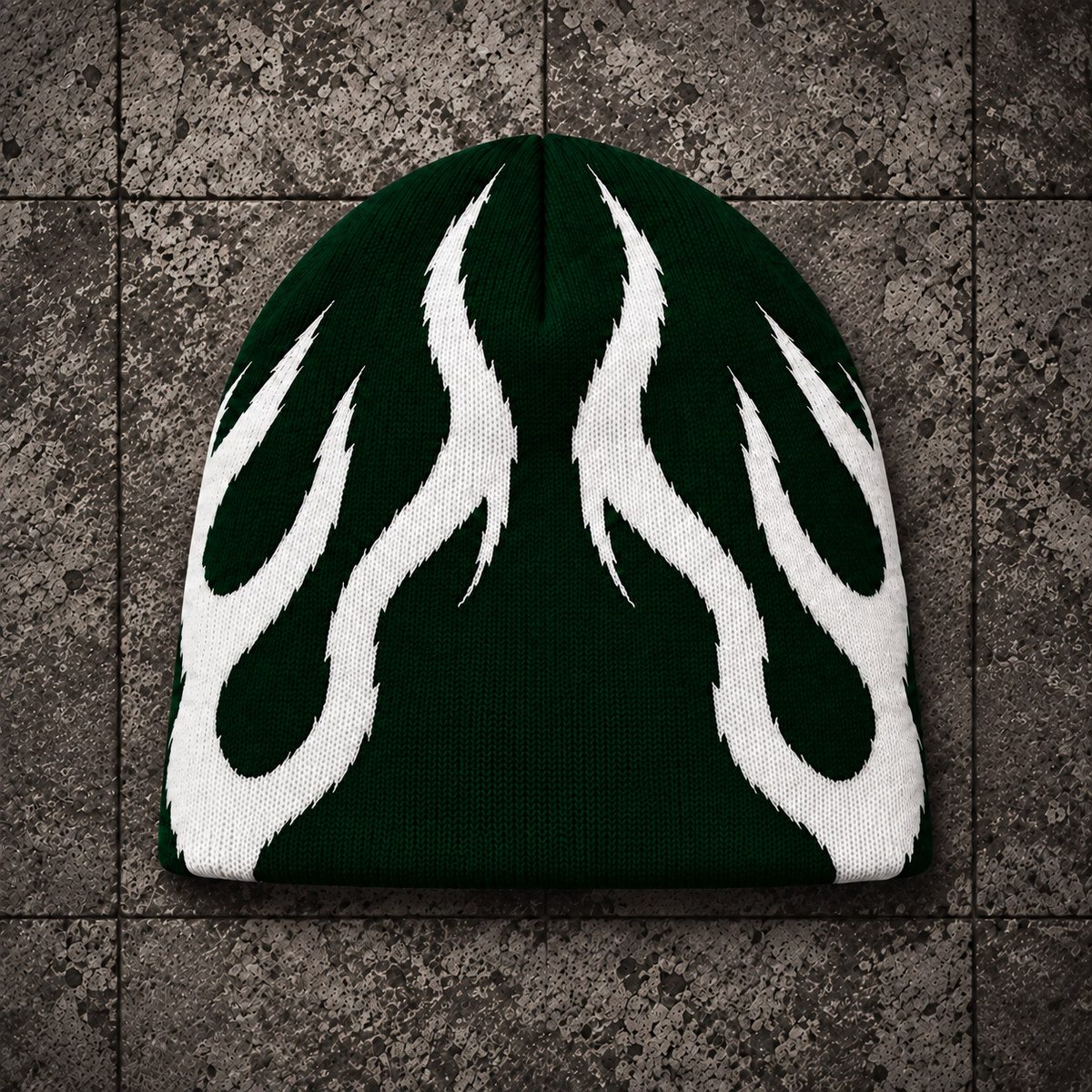 CRTSY Flame Knit Beanie