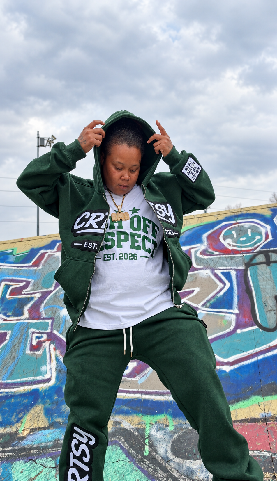 Rich Off Respect Zip Hoodie