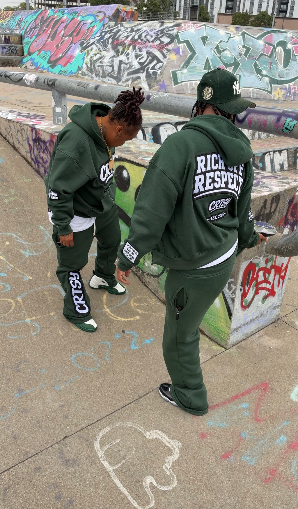 Rich Off Respect Zipped Hoodie